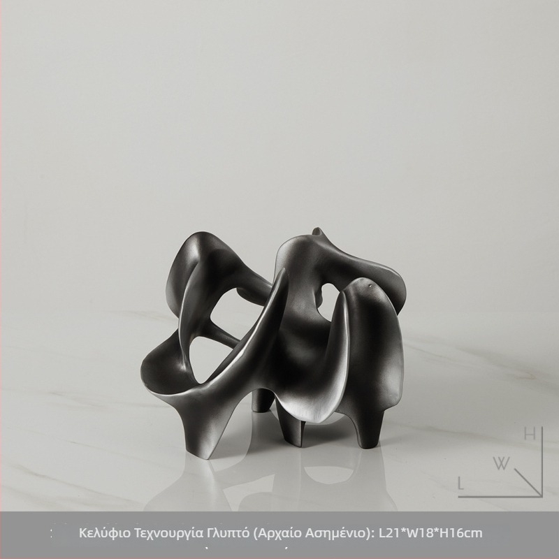 Γλυπτό φιγούρας από ρητίνη, μοντέρνο μινιμαλιστικό στυλ, σχέδιο stickman