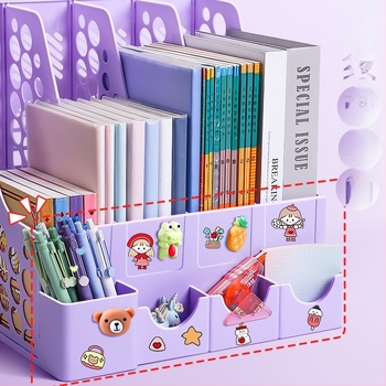 Τετραστήλη επιτραπέζια θήκη αρχείων, πλαστική κατασκευή, μοντέλο 10036, μάρκα Excellent, καθαρό βάρος 65 g