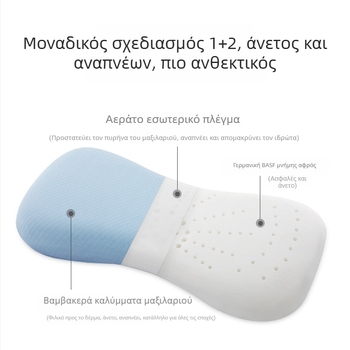 Παιδικό μαξιλάρι μνήμης για βρέφη και νήπια, με σχήμα οστού, πυρήνας από 100% βαμβάκι (Αφρός μνήμης; Πυρήνας από 100% βαμβάκι; Σχήμα οστού; Κατάλληλο για παιδιά και βρέφη; Μάρκα: Golden Boy)