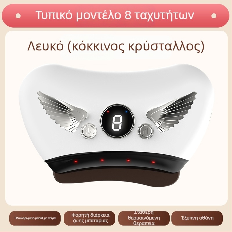 Ηλεκτρική συσκευή γουάσα προσώπου με πέτρινη πλάκα, τύπος φόρτισης, έλεγχος με κουμπί, ρυθμιζόμενη ταχύτητα χωρίς βήματα, θερμοκρασία 30–50°C