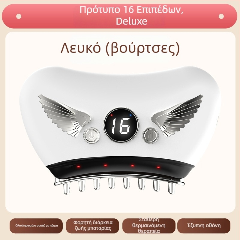 Ηλεκτρική συσκευή γουάσα προσώπου με πέτρινη πλάκα, τύπος φόρτισης, έλεγχος με κουμπί, ρυθμιζόμενη ταχύτητα χωρίς βήματα, θερμοκρασία 30–50°C