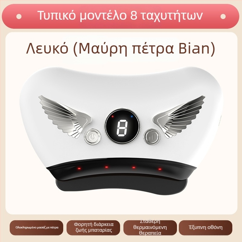 Ηλεκτρική συσκευή γουάσα προσώπου με πέτρινη πλάκα, τύπος φόρτισης, έλεγχος με κουμπί, ρυθμιζόμενη ταχύτητα χωρίς βήματα, θερμοκρασία 30–50°C