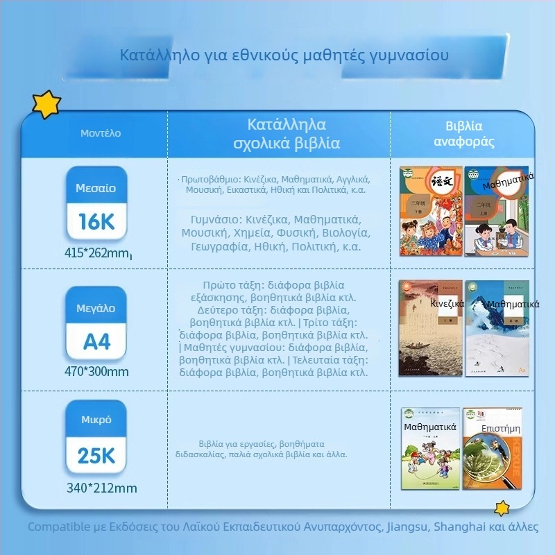 M&G Morning Light διαφανές σετ θηκών βιβλίων – παχύτερες αδιάβροχες πλαστικές θήκες, κωδικός 94493, IP εξουσιοδοτημένο: Όχι