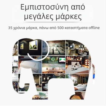 Royal Knight μαξιλάρι λατέξ – φυσικός λατέξ, ορθογώνιο σχήμα, περιεκτικότητα λατέξ 90%+, κάλυμμα από πλεκτό ύφασμα