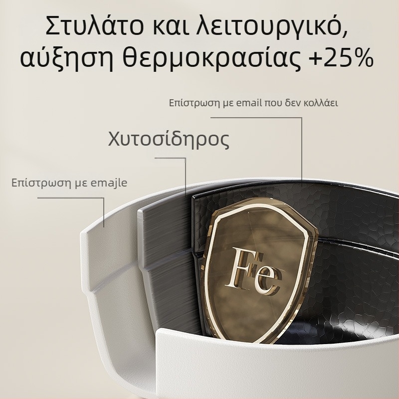 Κατσαρόλα γάλακτος με εμαγιέ κεραμικό επίχρισμα, μεταλλικό σώμα από σίδηρο, αντικολλητικό, γυάλινο καπάκι, κατσαρόλα σούπας all-in-one