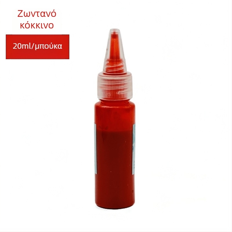 Σετ λακ χρωστικής για DIY άδειο folding fan, 20 ml, για κινεζική ζωγραφική