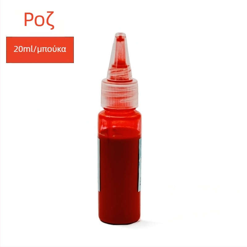 Σετ λακ χρωστικής για DIY άδειο folding fan, 20 ml, για κινεζική ζωγραφική