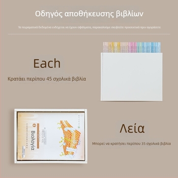 Ράφι βιβλίων κάτω από το γραφείο με τροχούς, μοντέλο SD-3829, πλαστικό, 0,8 kg, 24 τεμάχια ανά συσκευασία