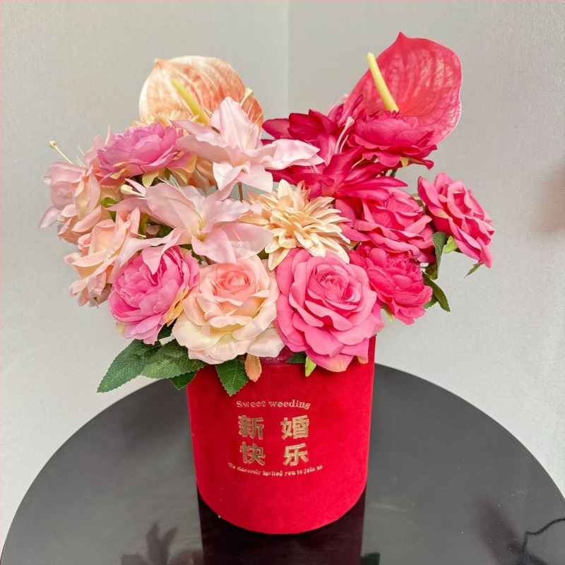 Κινεζικού στυλ διακόσμηση γάμου για το δωμάτιο — κρεμαστό πανό με το σύμβολο της χαράς, υλικό: χαρτί, μάρκα Yisheng, κατηγορία: Ευτυχισμένες λέξεις