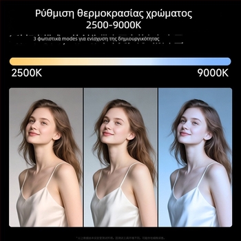 LED φως πλήρωσης, χειροκίνητο, μοντέλο M120, <10W, 3.7V