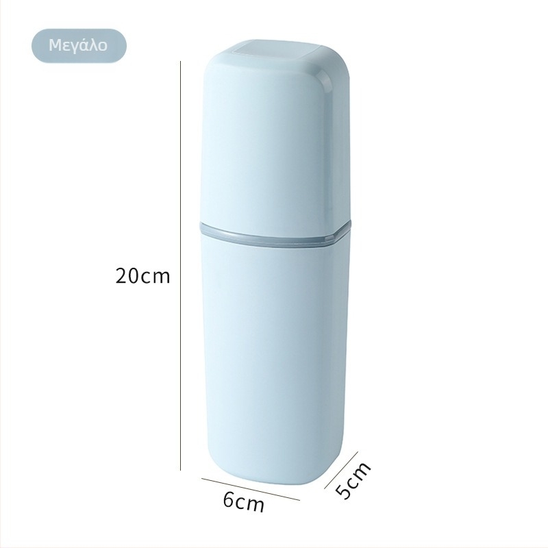 Θήκη οδοντόβουρτσας με χώρο αποθήκευσης – υλικό PP, εκτυπωμένο λογότυπο, τρόπος ανάρτησης: άλλοι μέθοδοι.