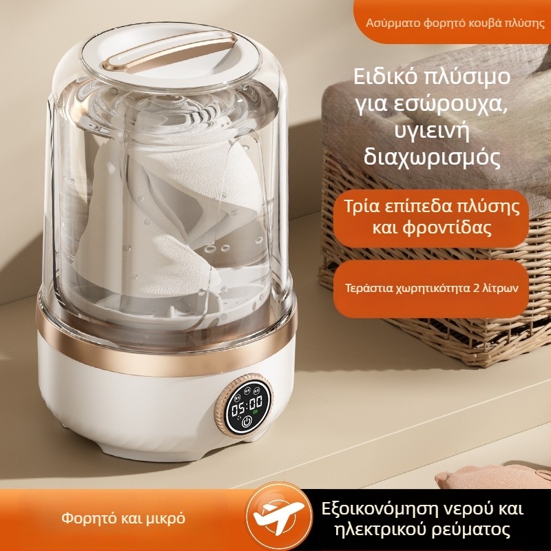 Μίνι ατμοκαθαριστής για εσώρουχα, φορητός με USB τροφοδοσία, 3.7V, χωρητικότητα 901 ml ή περισσότερο, μηχανική λειτουργία