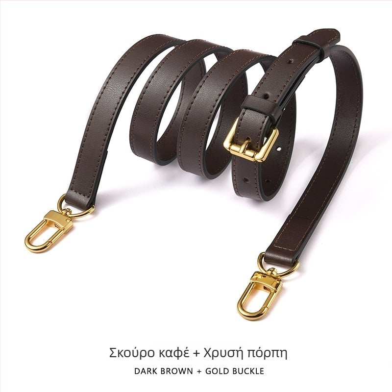 Mahuangshi MHS-A-28 ιμάντας ώμου από γνήσιο δέρμα – ρυθμιζόμενος, διπλό στρώμα βοείου δέρματος, ανθεκτικό στη φθορά