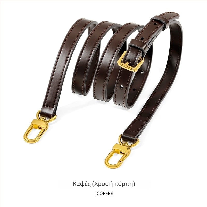 Mahuangshi MHS-A-28 ιμάντας ώμου από γνήσιο δέρμα – ρυθμιζόμενος, διπλό στρώμα βοείου δέρματος, ανθεκτικό στη φθορά