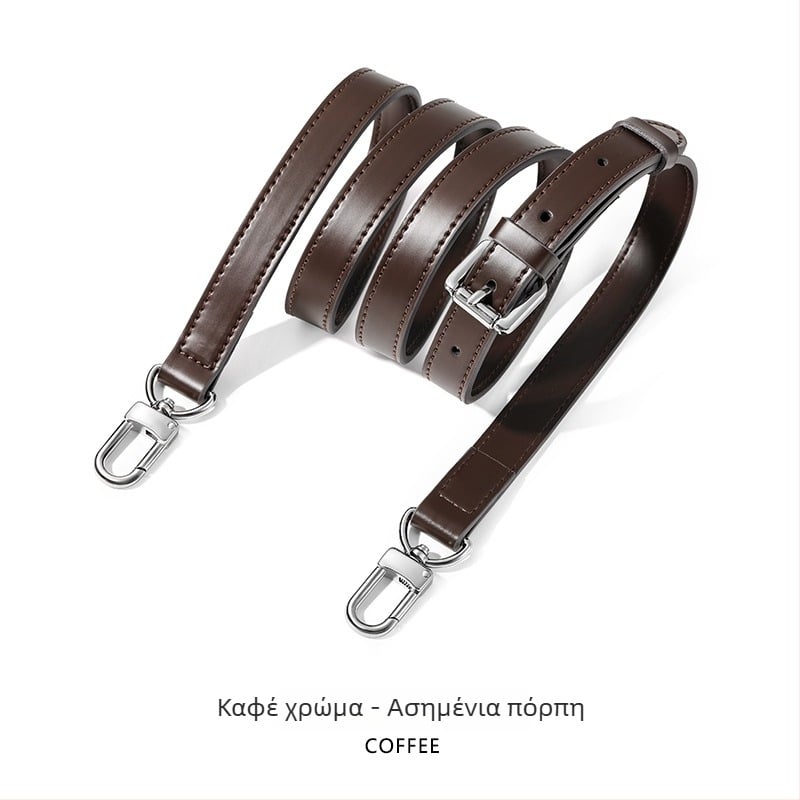 Mahuangshi MHS-A-28 ιμάντας ώμου από γνήσιο δέρμα – ρυθμιζόμενος, διπλό στρώμα βοείου δέρματος, ανθεκτικό στη φθορά