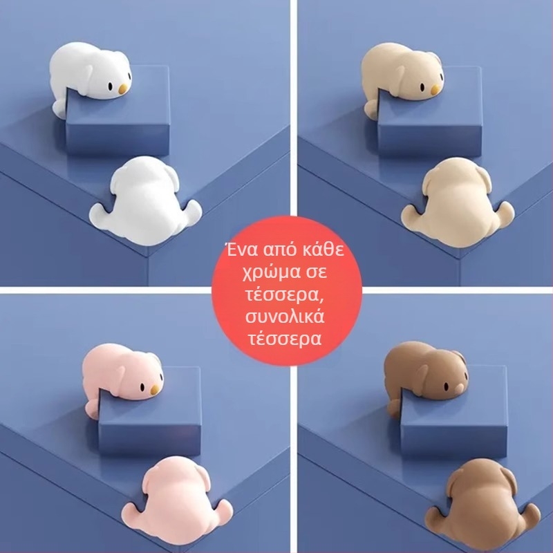 Προστατευτικό γωνίας τραπεζιού από σιλικόνη – ορθογώνιο σχήμα, για ασφάλεια μωρού, μάρκα Friendly