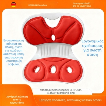 Εργονομικό μαξιλαράκι οσφυϊκής στήριξης για καρέκλα γραφείου — σφουγγάρι, πλαστικό περίβλημα, Zhuo Chen