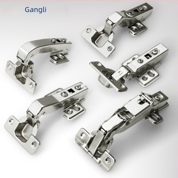 Μεντεσές πόρτας ντουλάπας – ειδικά διαμορφωμένος σχεδιασμός, Gangli μάρκα, χάλυβας ψυχρής κύλισης, επίχρισμα χαλκού-νικελίου