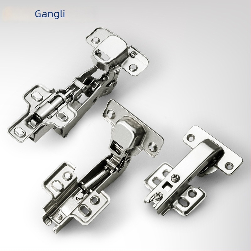 Μεντεσές πόρτας ντουλάπας – ειδικά διαμορφωμένος σχεδιασμός, Gangli μάρκα, χάλυβας ψυχρής κύλισης, επίχρισμα χαλκού-νικελίου