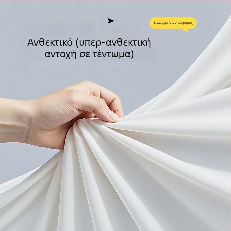 Αδιάβροχο μίας χρήσης, παχύ EVA ύφασμα, ενήλικος πόντσο πεζοπορίας