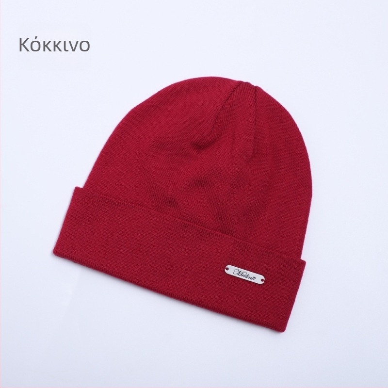 Unisex καπέλο από Merino μαλλί, πλεγμένο, για εξωτερικές βόλτες και ποδηλασία, προστασία αυτιών