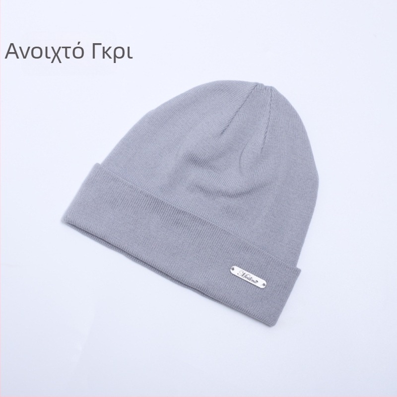 Unisex καπέλο από Merino μαλλί, πλεγμένο, για εξωτερικές βόλτες και ποδηλασία, προστασία αυτιών