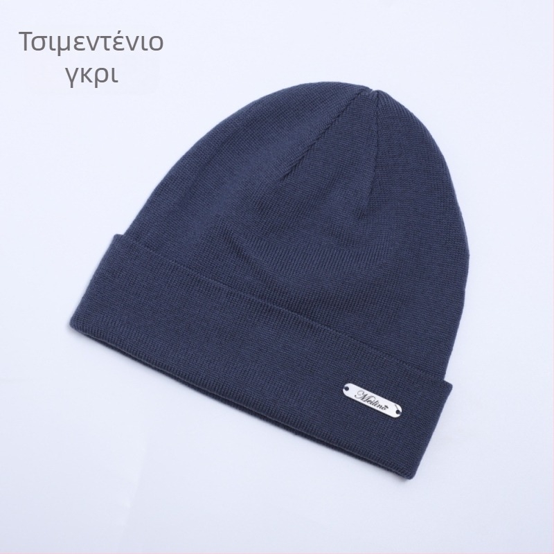 Unisex καπέλο από Merino μαλλί, πλεγμένο, για εξωτερικές βόλτες και ποδηλασία, προστασία αυτιών