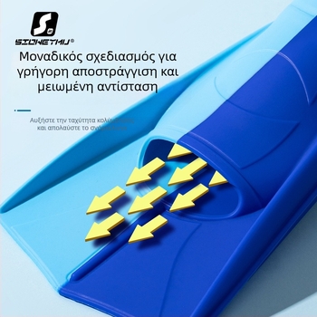 Κοντά πτερύγια κολύμβησης από σιλικόνη – Unisex, Sioweymu, προέλευση Zhejiang