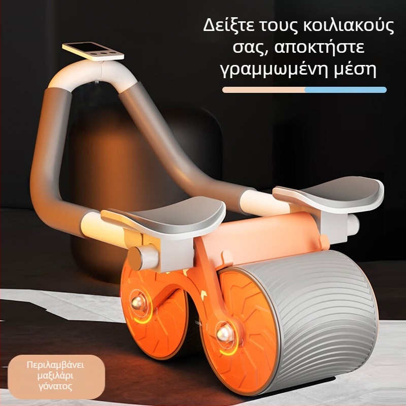 Κυλιόμετρο κοιλιακών με αυτόματη ανάκτηση – Zhu Yang, 1,8 kg, Εξοπλισμός γυμναστικής οικιακής και γραφείου