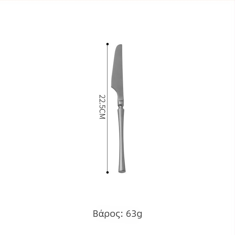 Σετ μαχαιροπίρουνα από ανοξείδωτο ατσάλι 304 με στενή μέση, φινίρισμα με νερό, Κορεάτικο στυλ