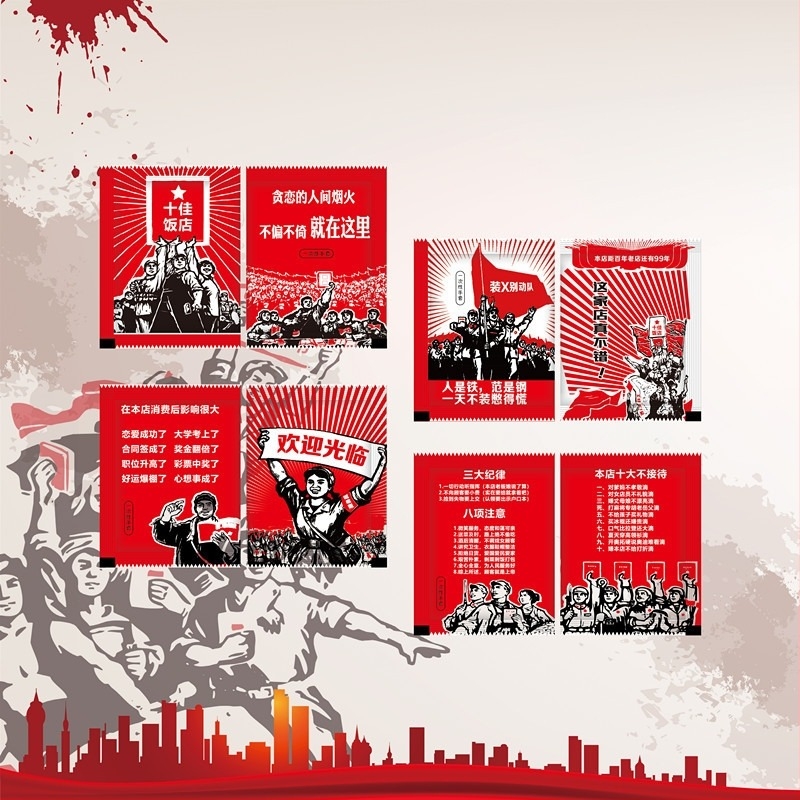 Διαφαντικά γάντια μίας χρήσης με εκτύπωση λογοτύπου, ατομικά συσκευασμένα, παχύτερα, για catering και παράδοση αστακού, πλαστικό PE, διαφανή, τροφίμου ποιότητας