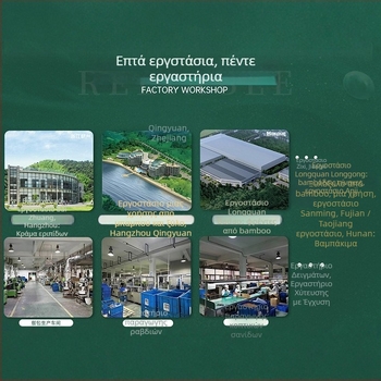 Double Gun μιας χρήσης chopsticks από μπαμπού, καρβονισμένα, στρογγυλά, τετράδα σετ, ατομικά συσκευασμένα