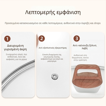 Weixiang universal γυάλινο καπάκι για κατσαρόλες και τηγάνια – παχύ καπάκι, ανθεκτικό σε υψηλές θερμοκρασίες