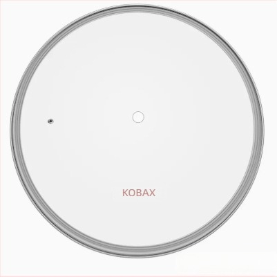 Combach γυάλινο καπάκι για γουόκ και τηγάνι – διαφανές, στρογγυλό, με λαβή