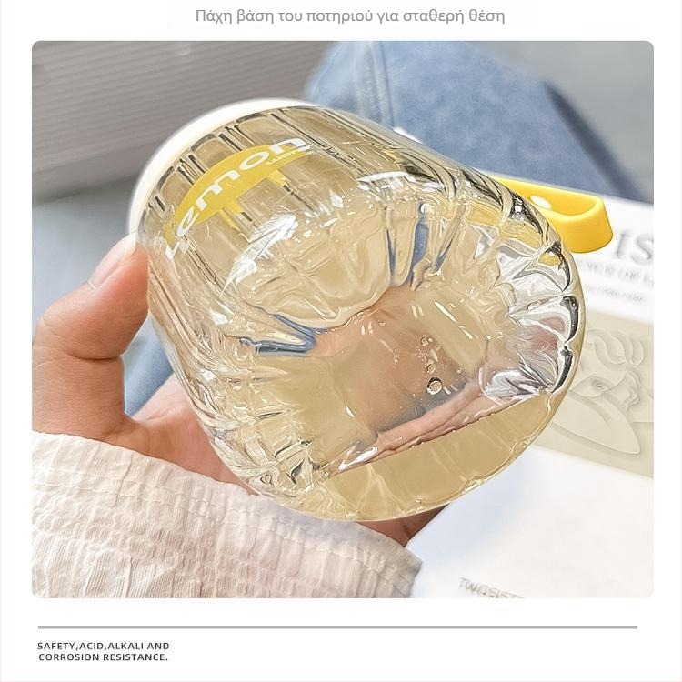 Κούπα πρωινού από borosilicate glass σε ιαπωνικό στυλ με καπάκι, ανθεκτική στη θερμότητα, φορητή για εξωτερική χρήση