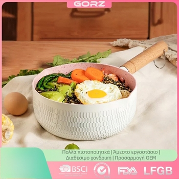 Gauz Maifan πέτρα μη-κολλητική κατσαρόλα γάλακτος για επαγωγικές εστίες