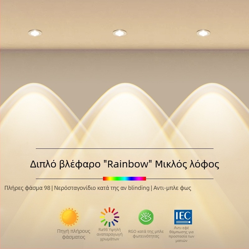 Ενσωματωμένο LED υπερλεπτό φωτιστικό τοίχου-πλυντηρίου για σαλόνι, 220V, CRI≥95, αλουμινένιο περίβλημα, έλεγχος τοίχου