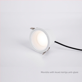 Οροφής ενσωματωμένο φωτιστικό LED COB, 24V, 3000–6000K, CRI ≥90, κρυφή τοποθέτηση