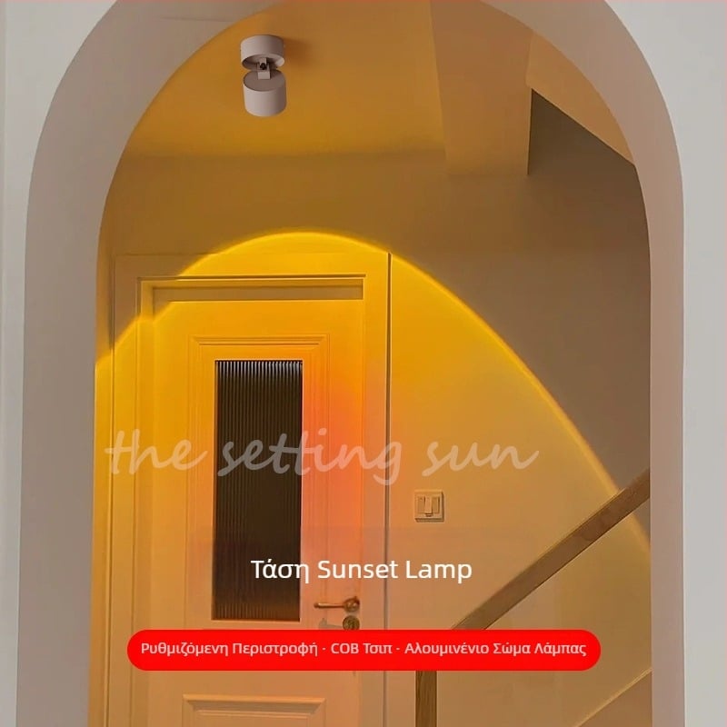 LED φωτιστικό τοίχου τύπου wall wash, αλουμινένιο περίβλημα, 220V, CRI ≥95, στιλ: light luxury