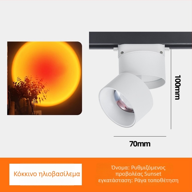 LED φωτιστικό διαδρόμου, κράμα αλουμινίου, 220V, CRI 80–89, μοντέρνο μινιμαλιστικό στυλ