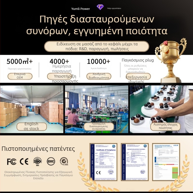 Μίνι Φάσια Γκαν, Μοτέρ με βούρτσες, 5 Ταχύτητες, Ενσωματωμένη μπαταρία 1200–2000 mAh, Χρόνος λειτουργίας 1–3 h, Θόρυβος 46–70 dB
