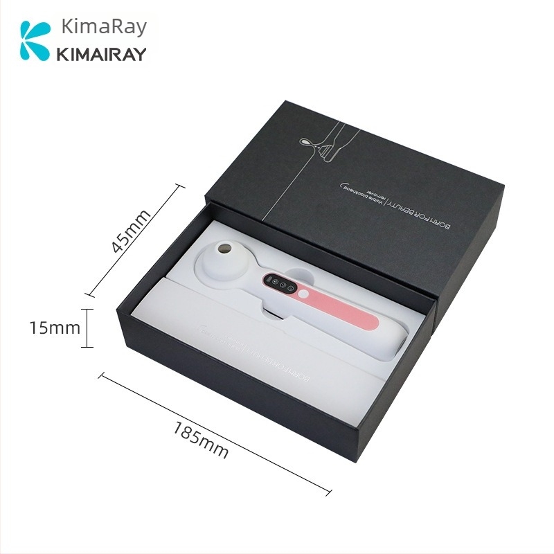 Υπερηχητικό εργαλείο αφαίρεσης μαύρων στιγμάτων — 3 επίπεδα ρύθμισης, CE/FCC πιστοποιημένο, περίβλημα ABS + σιλικό Gel