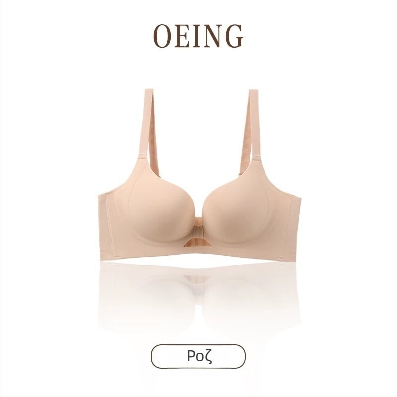 Γυναικείο σουτιέν χωρίς ραφές με πλευρική διαμόρφωση, νάιλον ύφασμα, καλούπι 3/4, λεπτό μορφοποιημένο κύπελλο, σταθεροί διπλοί ιμάντες, πίσω κούμπωμα τεσσάρων σειρών, Oshijue