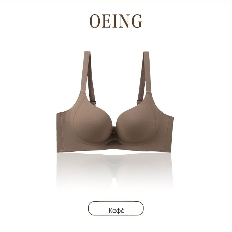 Γυναικείο σουτιέν χωρίς ραφές με πλευρική διαμόρφωση, νάιλον ύφασμα, καλούπι 3/4, λεπτό μορφοποιημένο κύπελλο, σταθεροί διπλοί ιμάντες, πίσω κούμπωμα τεσσάρων σειρών, Oshijue