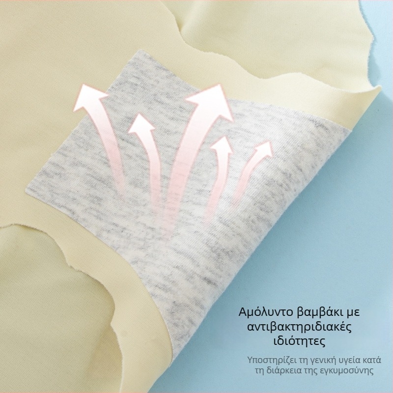 Μaternity briefs με χαμηλό μέσο, Ice Silk ύφασμα, νάιλον 80-90%, καβάλος 100% βαμβάκι, πλεκτό ύφασμα, κατάλληλες για πρώιμη και όψιμη εγκυμοσύνη