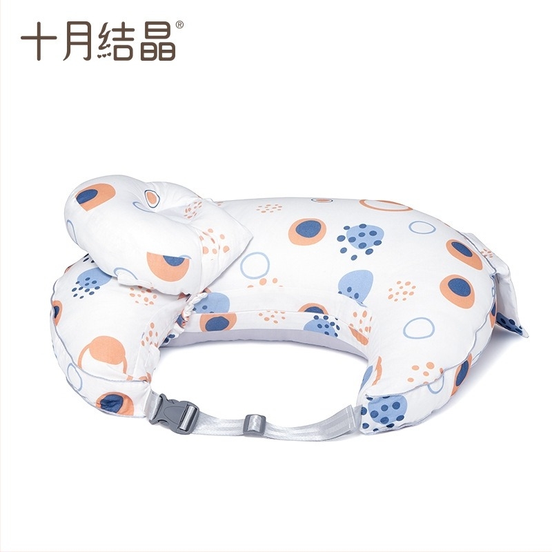 October Crystal μαξιλάρι θηλασμού – πολυλειτουργική υποστήριξη θηλασμού, προστασία μέσης, βαμβακερό ύφασμα