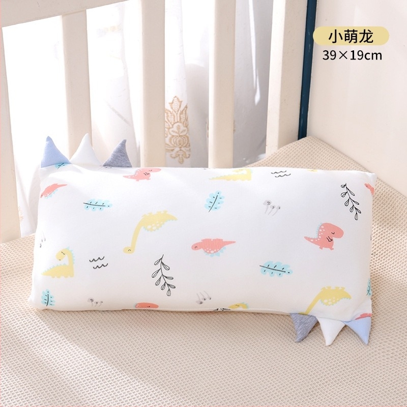 Παιδικό μαξιλάρι, ορθογώνιο, με ίνες μπαμπού και πυρήνα βαμβακιού, χαμηλό προφίλ 1–5 εκ, στυλ καρτούν