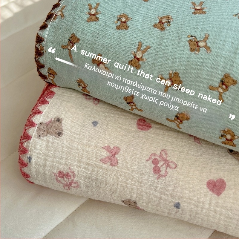 Κουβέρτα μωρού από 100% βαμβάκι - ύφασμα 100% βαμβάκι, γέμισμα από βαμβάκι, κατάλληλη για νεογνά