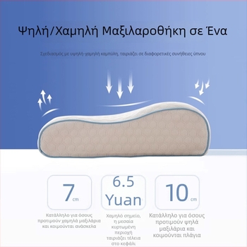 Pillow Island μαξιλάρι αυχένα σε σχήμα πεταλούδας, αφρός μνήμης, ύψος 5–10 εκ, βάρος 1 κιλό, αναπνεύσιμο