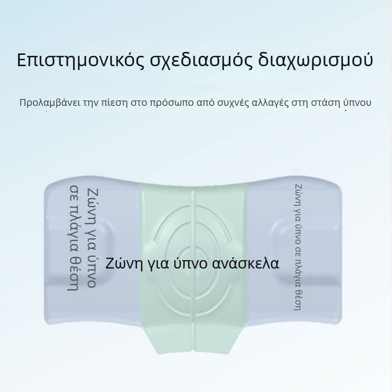 Μαξιλάρι ομορφιάς από αφρό μνήμης, ορθογώνιο, κάλυμμα πολυεστέρα-βαμβάκι, ύψος πυρήνα 5-10 εκ, βάρος 0.5-1 κιλά, προσαρμοσμένη επεξεργασία